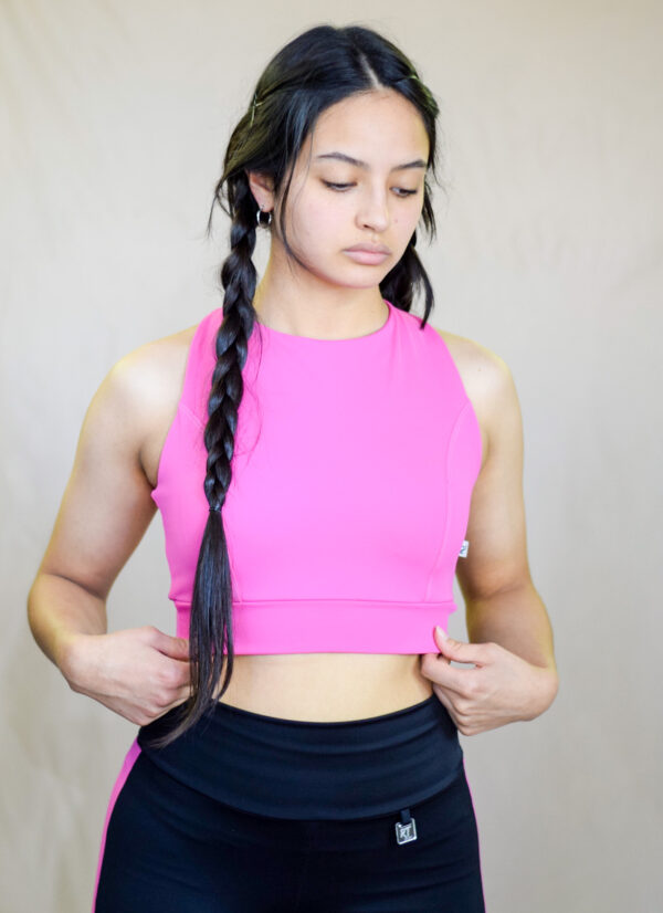 Top Halter Leo Rosa - Image 4