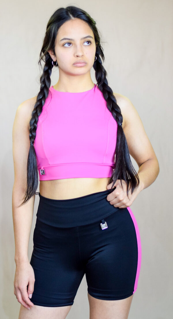 Top Halter Leo Rosa - Image 5